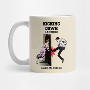 Door Kick Motivation: Balance & Wellbeing Mug